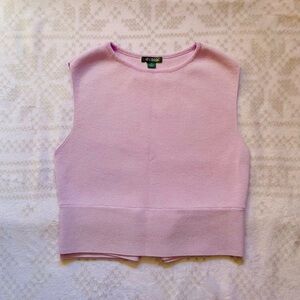 Wild Fable Lilac Sleeveless Tie-Up Croptop